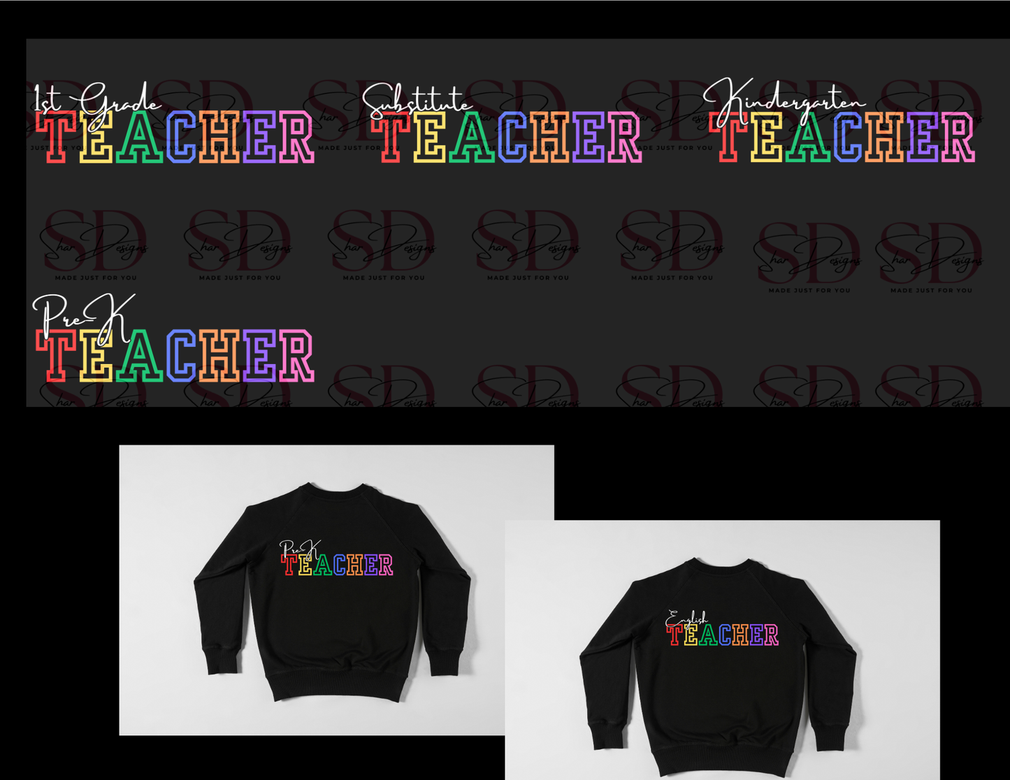 School/Teacher PNG Digital Bundle