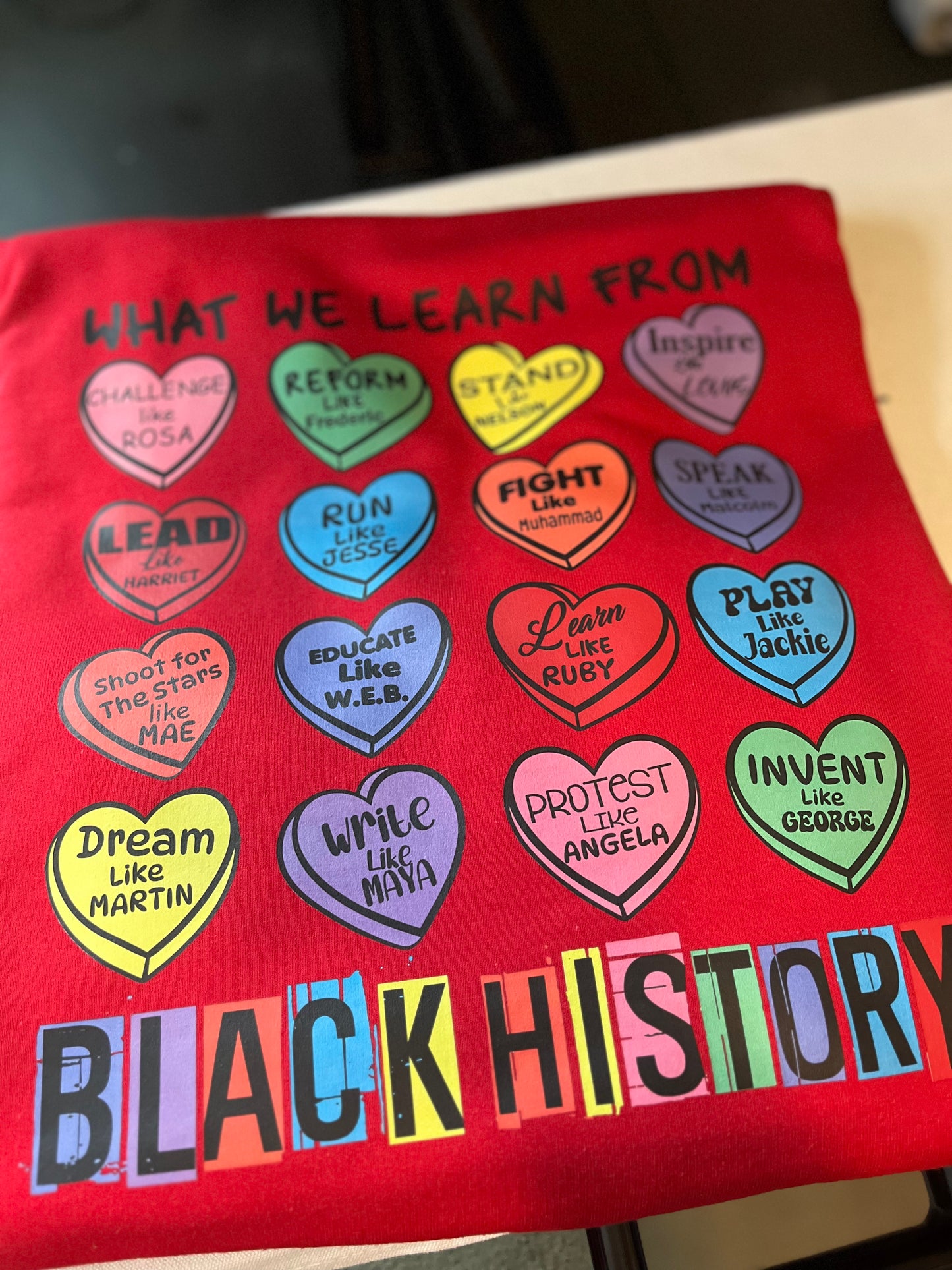 What We Learn from Black History Conversation Hearts