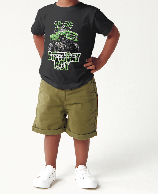 Monster Truck Birthday Boy